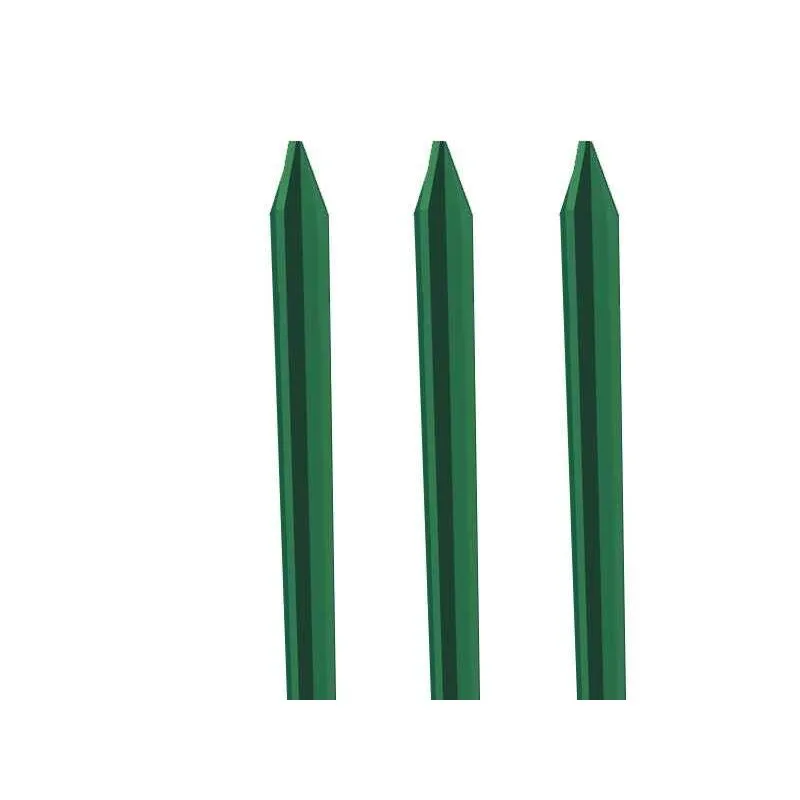 Paletto plastificato verde - Altezza: 1.750 mm