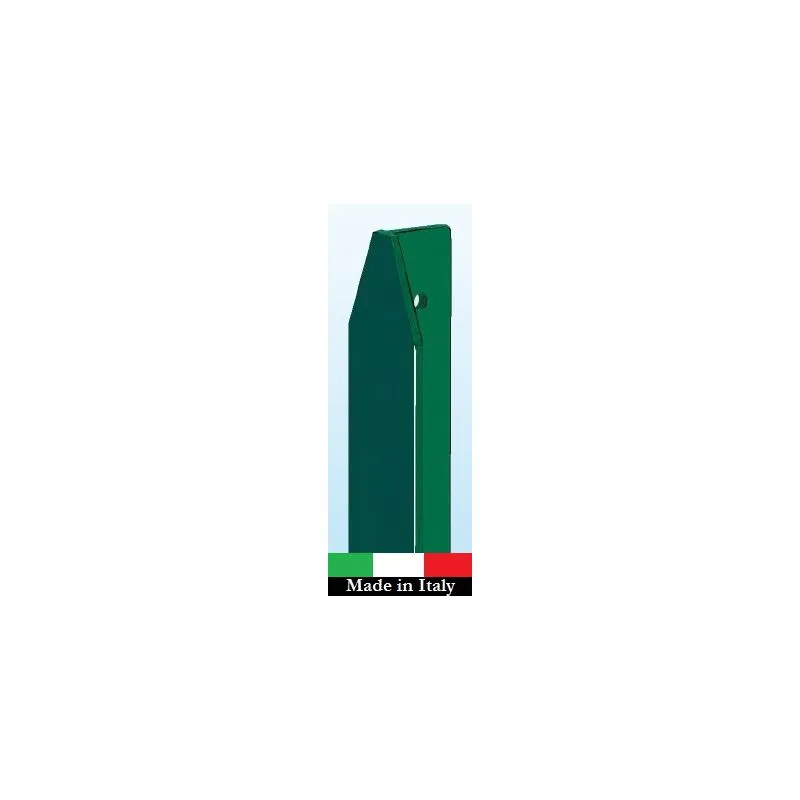 Italfrom © - Paletto Recinzioni a t in Ferro Plastificato Verde-Sezione mm35X35X3,5-Altezza 200 cm