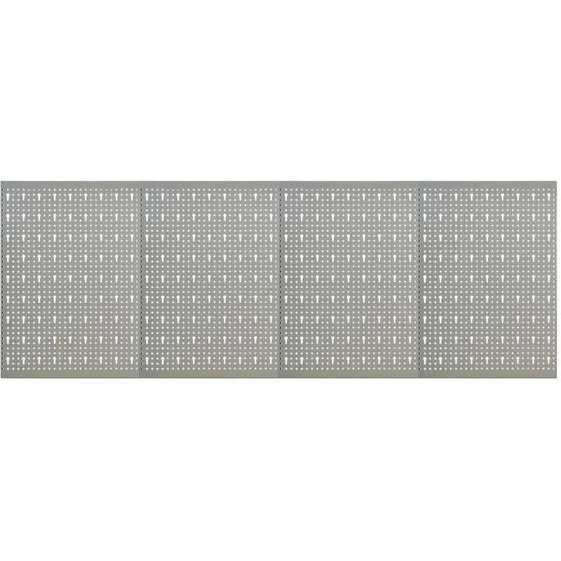 Pannelli per Utensili a Parete 40 x 58 cm in Acciaio Grigio varie quantità modelli : 4 pz