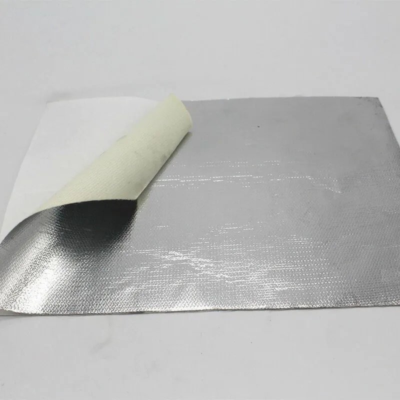 Stickerslab - Pannello adesivo termico in fibra di vetro e alluminio per lo scarico 500gr/mq Packaging - 30cm x 100cm
