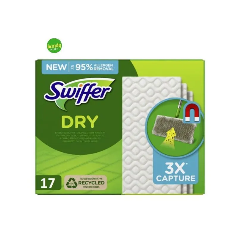 Panni Cattura Polvere Swiffer Dry 17 panni