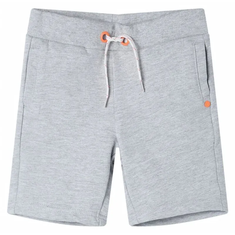 Torana - Pantaloncini per Bambini con Coulisse Grigio 140