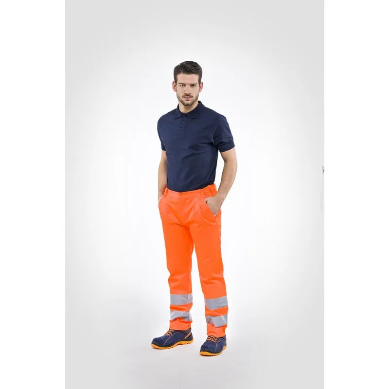 Idroweb - pantalone alta visibilit arancio tg. l pz 1,0