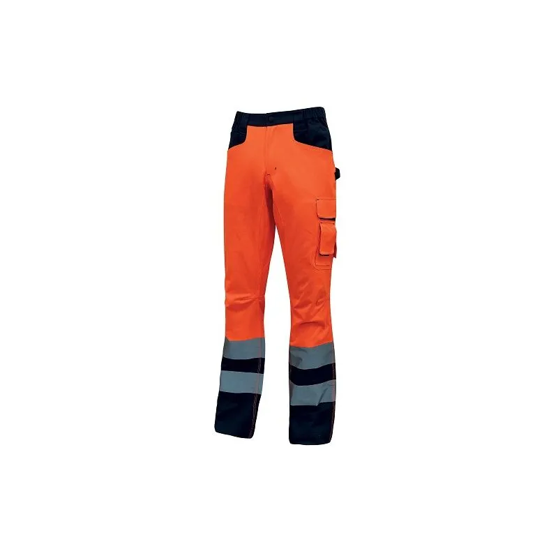 U-power - Pantalone alta visibilità Radiant Orange Fluo tg. 4XL