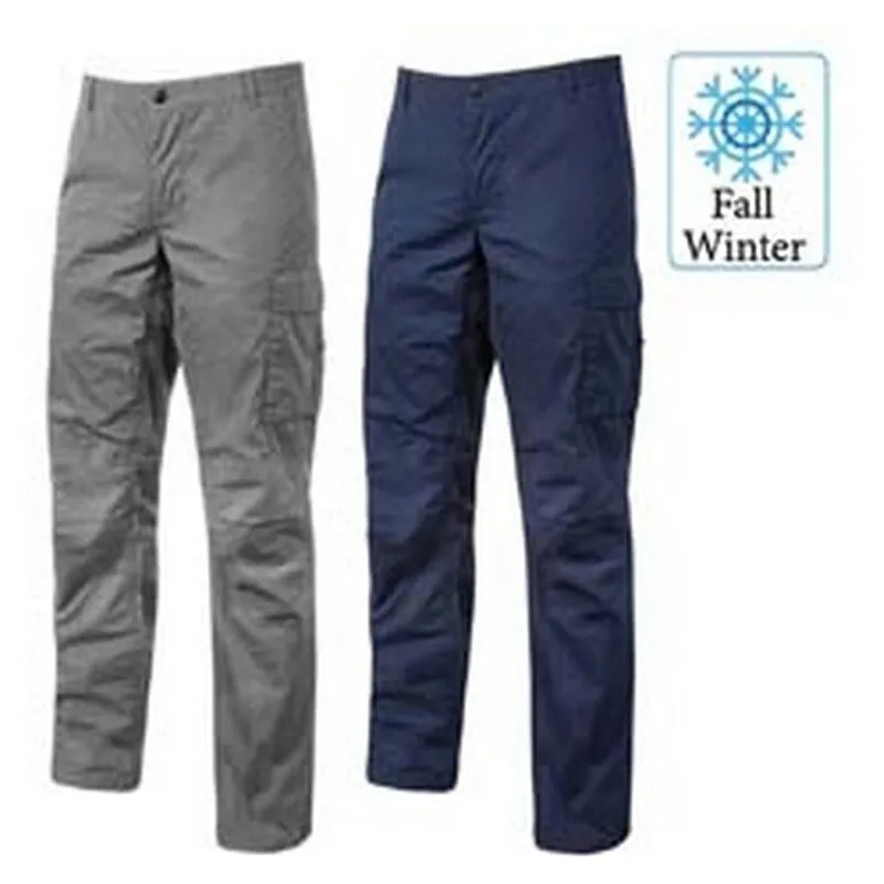 U-power - pantalone baltic slim fit - tg.l - grey iron