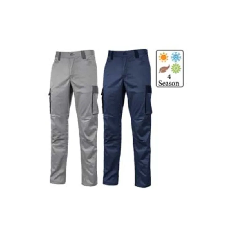 U-power - Pantalone cargo crazy in tc stretch slim fit - tg.l - westlake blue 1 pezzi