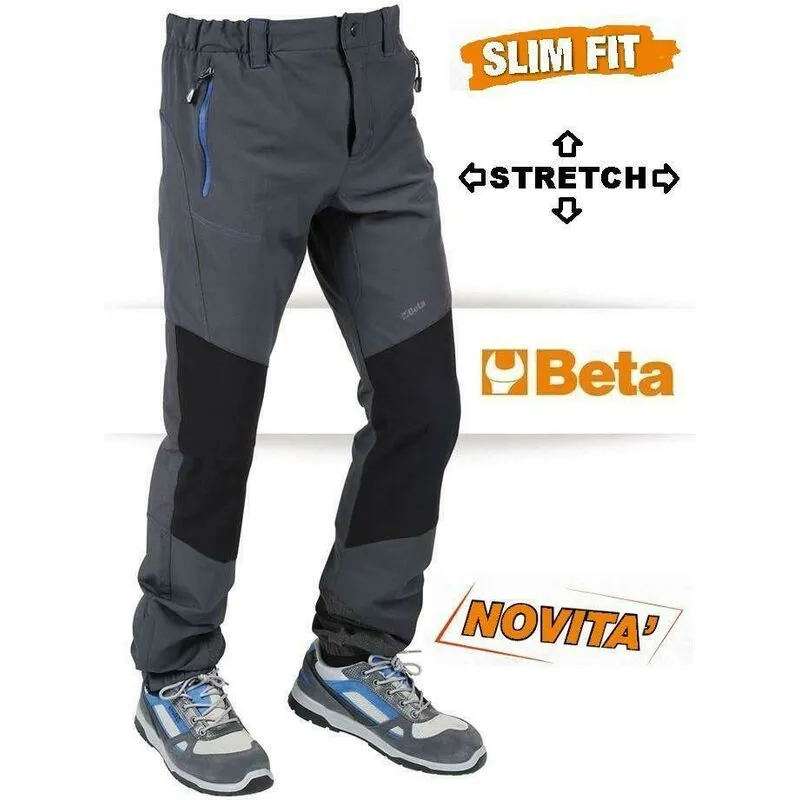  - Pantalone da lavoro trekking slim fit tessuto stretch 7811 taglie: s