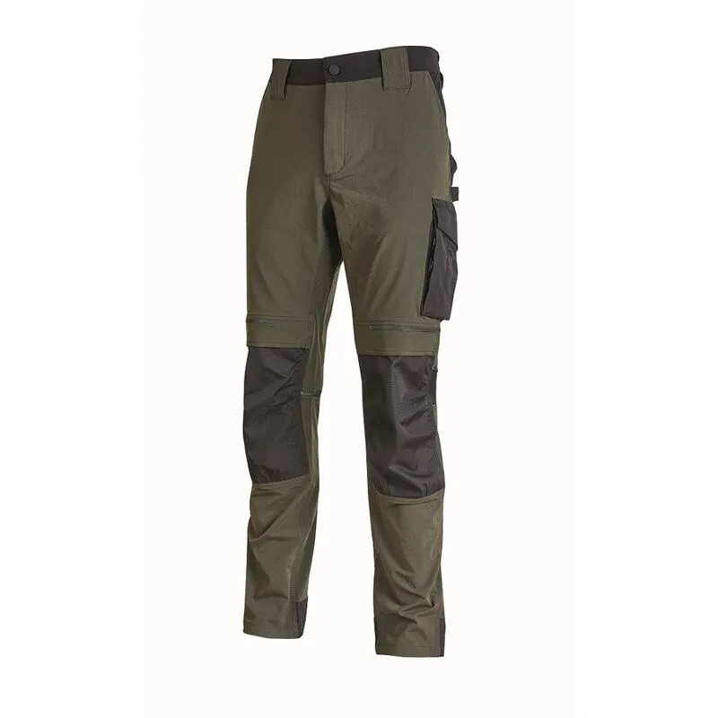 U-power - Pantalone Atom Dark Green tg. 3XL