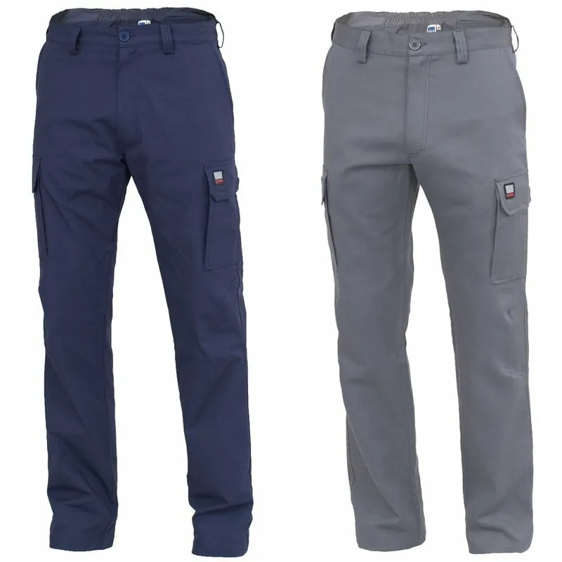 Siggi - Pantaloni da lavoro Amsterdam Ripstop 20PA1187-Grigio-L - Grigio - - Grigio