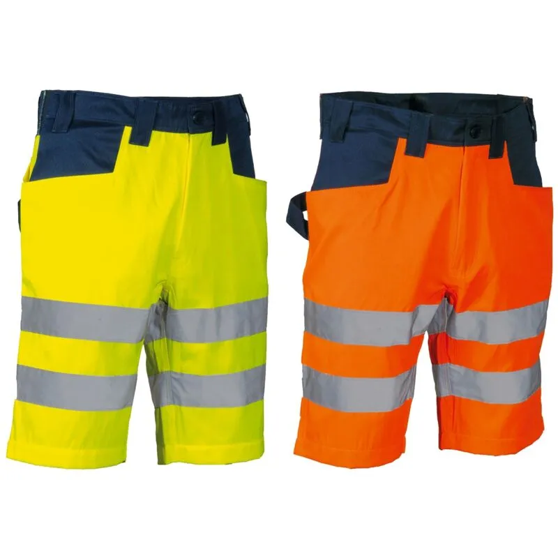 Cofra - Pantaloni corti da lavoro alta visibilità Turmero - 64 (eu) - Arancione - Arancione