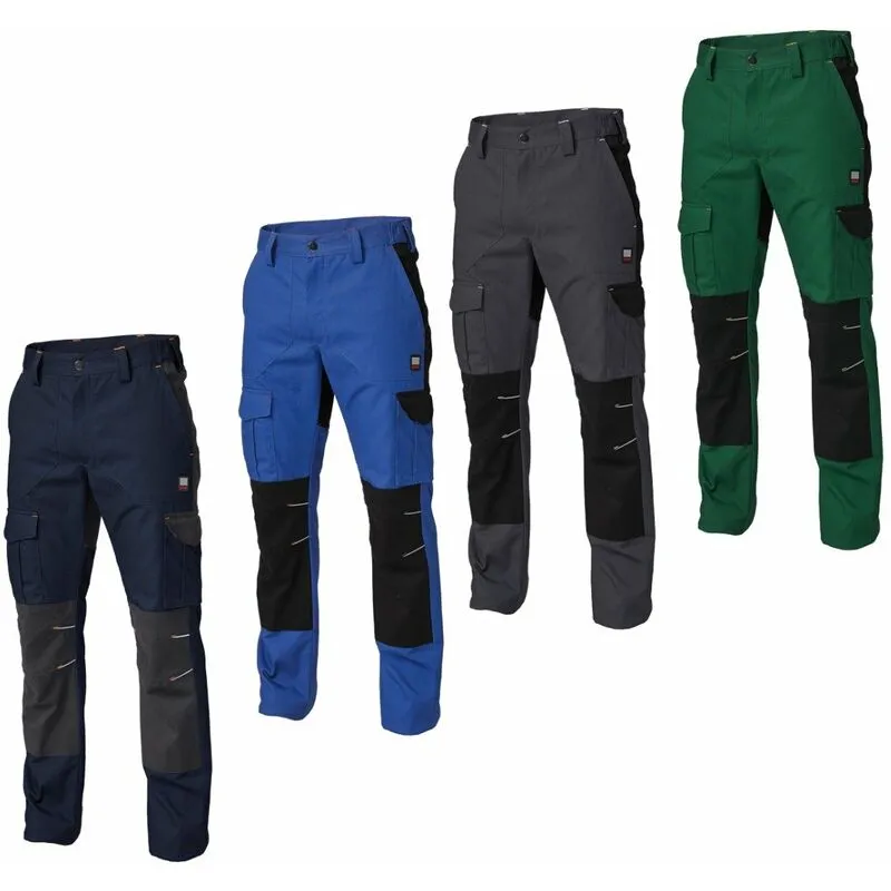 Siggi - Pantaloni da lavoro elasticizzati Tago - s - Azzurro - Azzurro