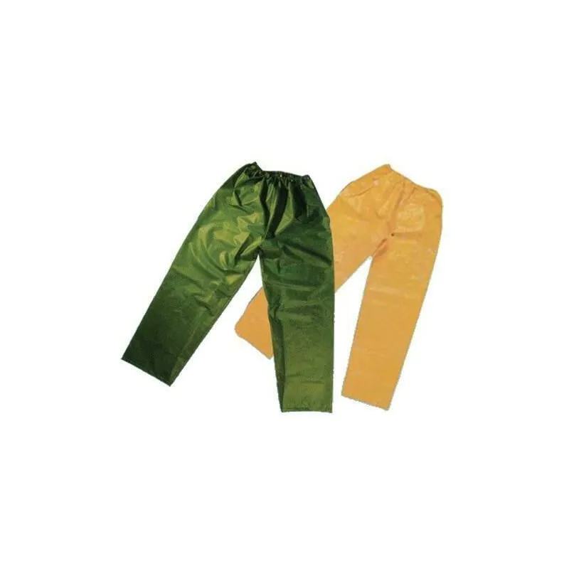 Brixo - Pantaloni impermeabili pvc gialli o verdi l xl xxl taglie: xl