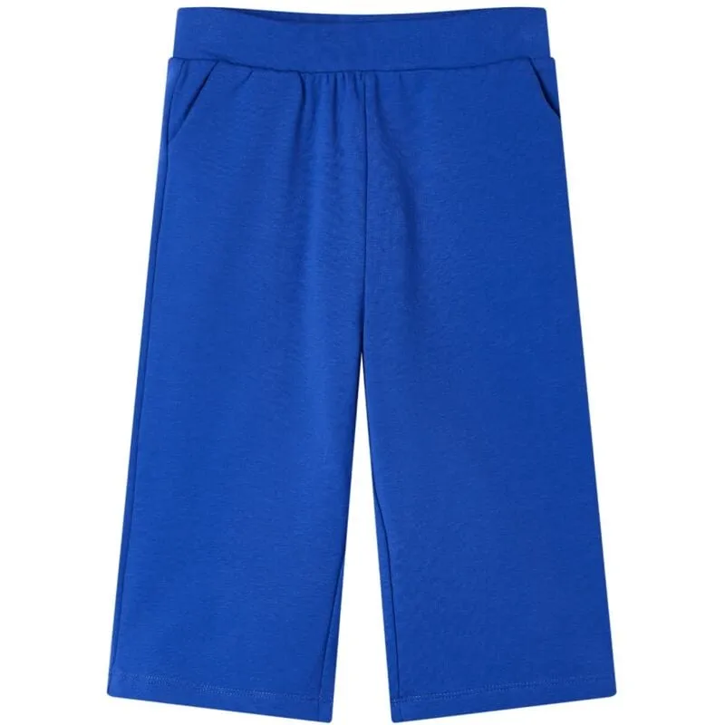 Vidaxl - Pantaloni per Bambini a Gamba Larga Blu Cobalto 140