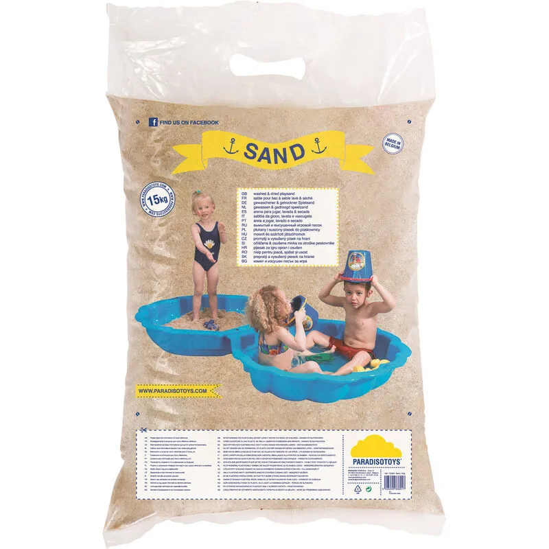 Paradiso Toys giocare sabbia lavata 15 kg