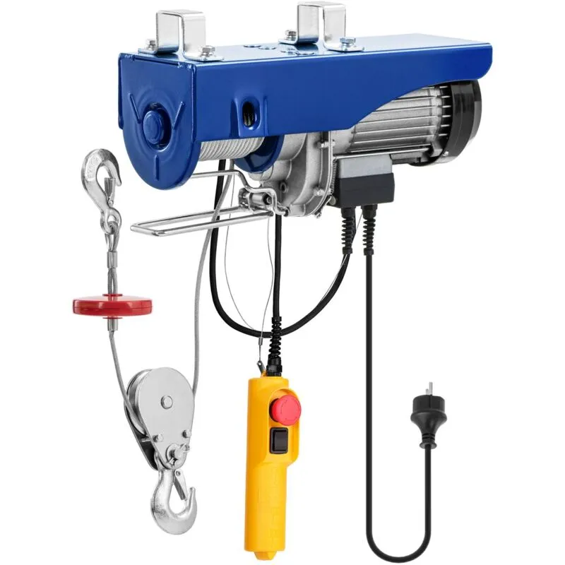  - Verricello Argano Winch Elettrico 800Kg Cavo Di 12 5M 230V Per Tutti i Veicoli