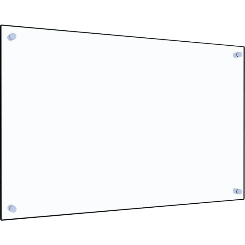 Vidaxl - Paraschizzi per Cucina Trasparente 80x50 cm in Vetro Temperato