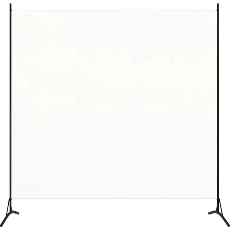 Vidaxl - Paravento a 1 Pannello Bianco Crema 175x180 cm 87636