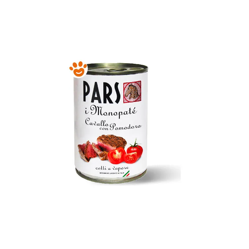 Pet Monopat con Cavallo e Pomodoro - Lattina da 400 gr - Pars