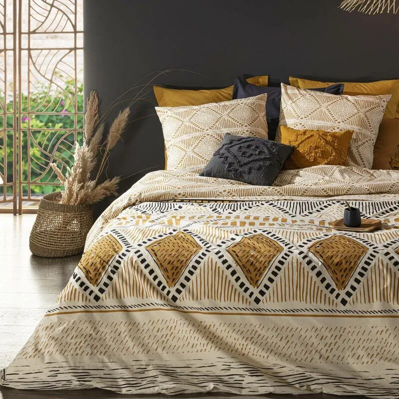 Atmosphera - Set di biancheria da letto in cotone kilim 240x220cm créateur d'intérieur