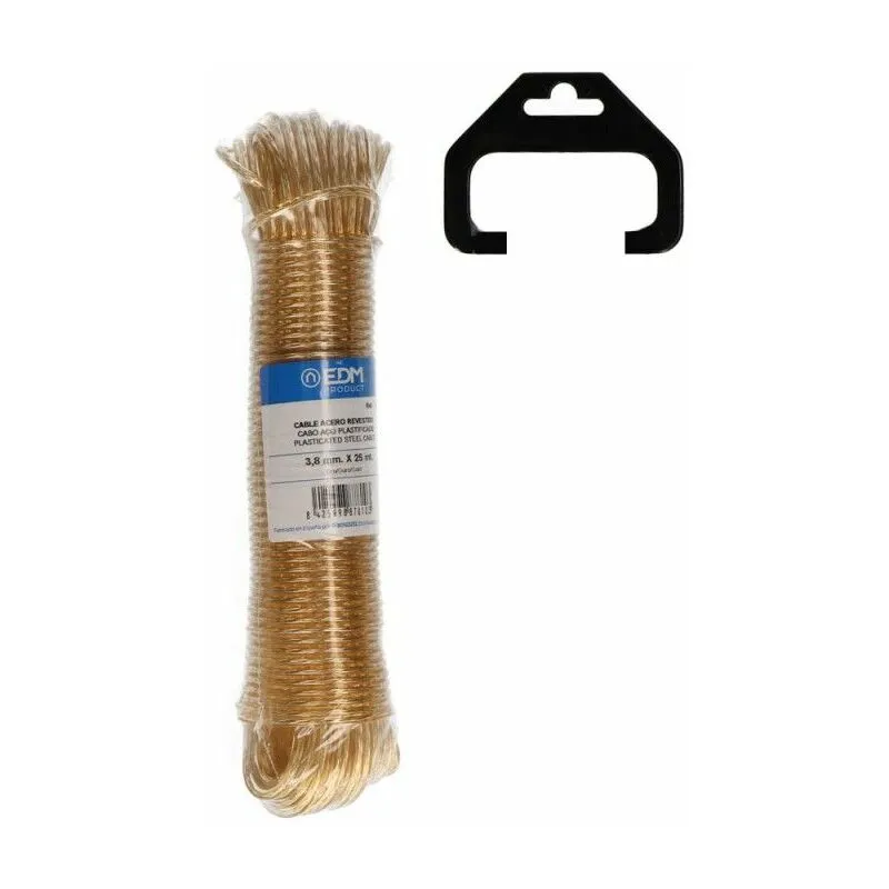  - Matassa di cavo in acciaio laminato 25mts oro 87810