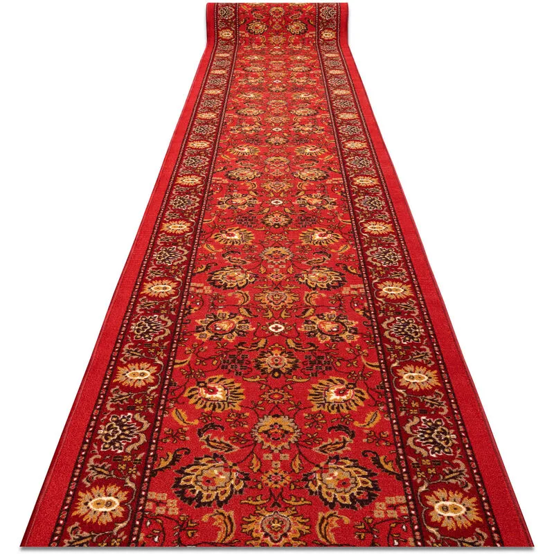 Passatoia antiscivolo tradycja Tradizione rossa gomma 80cm red 80x110 cm