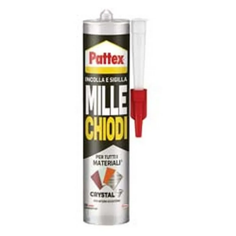 Henkel - pattex millechiodi crystal in cartuccia - GR.290