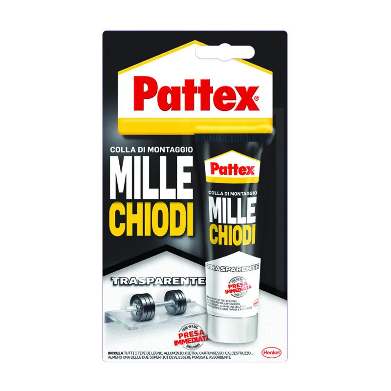 Pattex millechiodi trasparente - gr.40