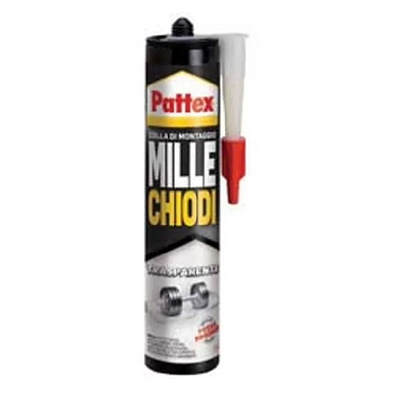 Henkel - pattex millechiodi trasparente in cartuccia per interni - GR.310