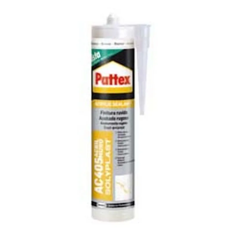 Henkel - 5PZ pattex sigillante sista AC405 acril muro ruvido bianco - ML.300 bianco