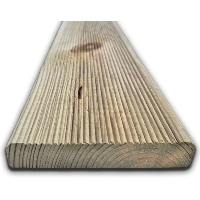 Pavimento in legno decking da esterno 200 cm, sezione 14,5x2,7 cm