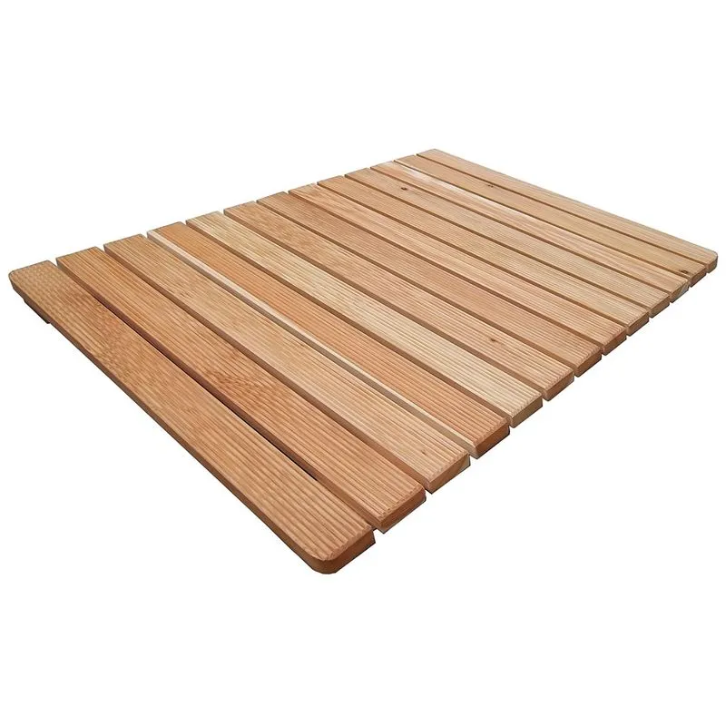 Pedana doccia antiscivolo 105X63 in legno ideale per piatto doccia 120x80 cm