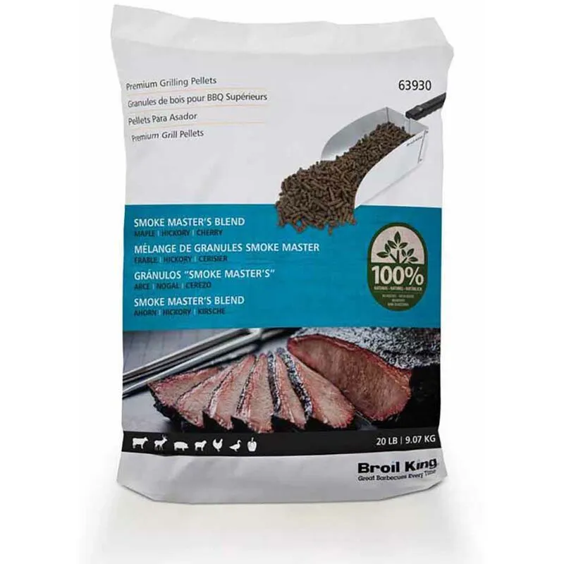 Broil King - Pellet per barbecue Smoke master's blend 9 Kg 70563930