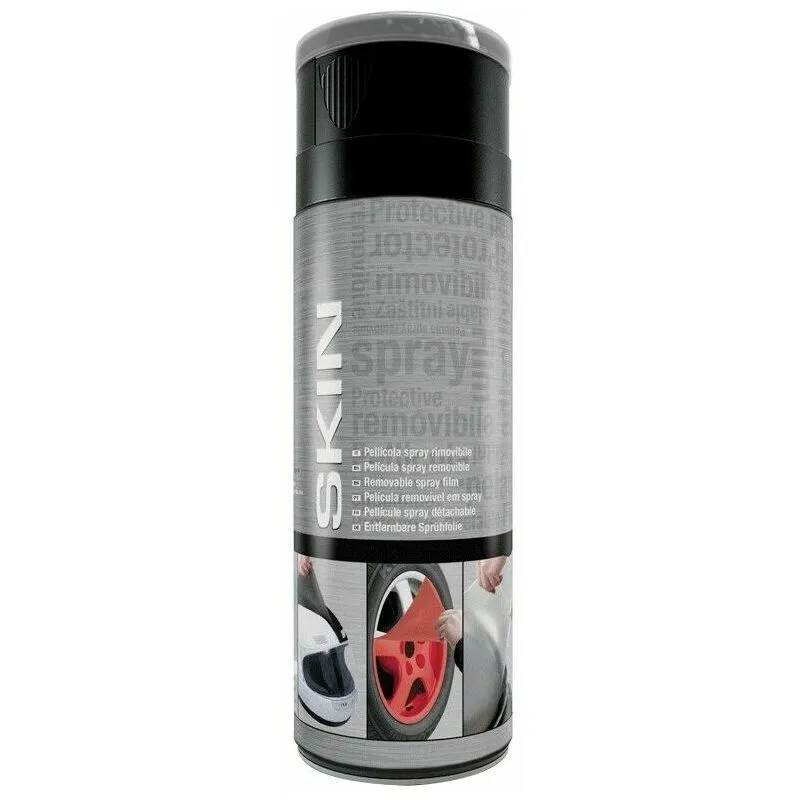  - Pellicola Spray rimovibile Vernice elastica per Auto Moto Cerchi Carena skin – nero opaco