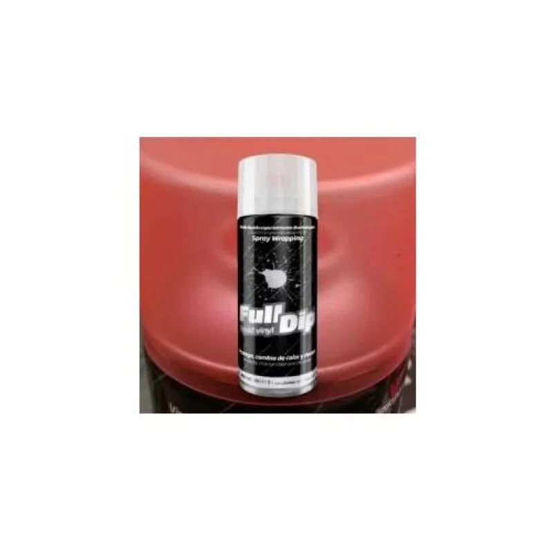 Vernice spray rimovibile auto moto car wrapping spray full dip: rosso fumo opaco