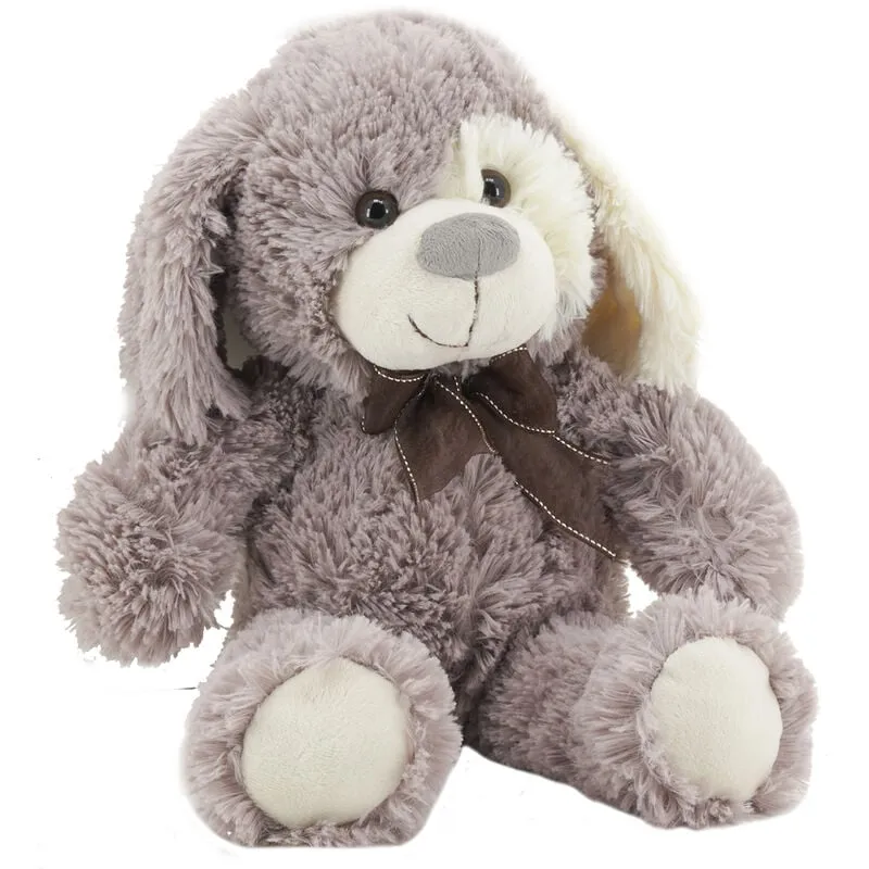 Aubry Gaspard - Peluche per cani in acrilico grigio 30 cm