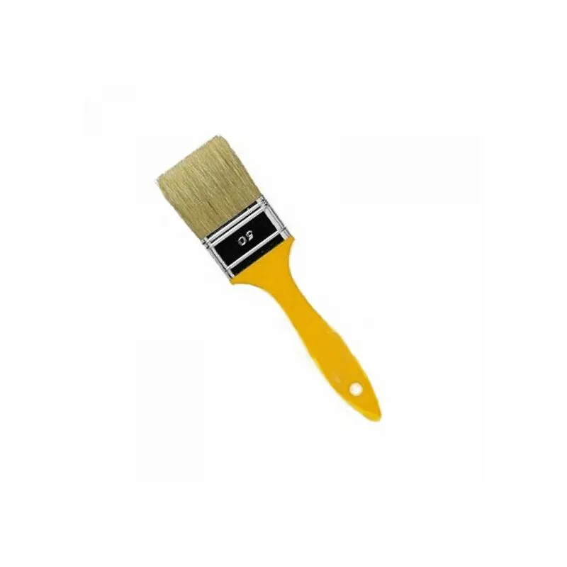Pennello pennellessa per smalto pittura vernice manico plastica pura setola 60 mm