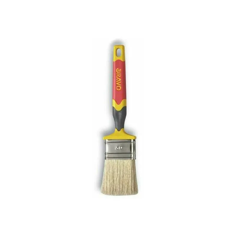 Pennello Piatto Vernici Solventi Pittura Manico Soft Touch Nespoli 18 28 38 50 - Larghezza Setola: n. 38