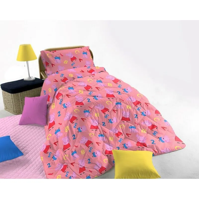 Trapunta Invernale Letto Singolo Rosa - Multicolor - 