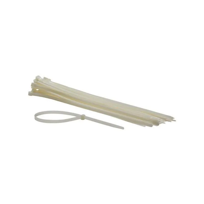 Set fascette in nylon - 8,8 x 500 mm - bianco (50 pz)