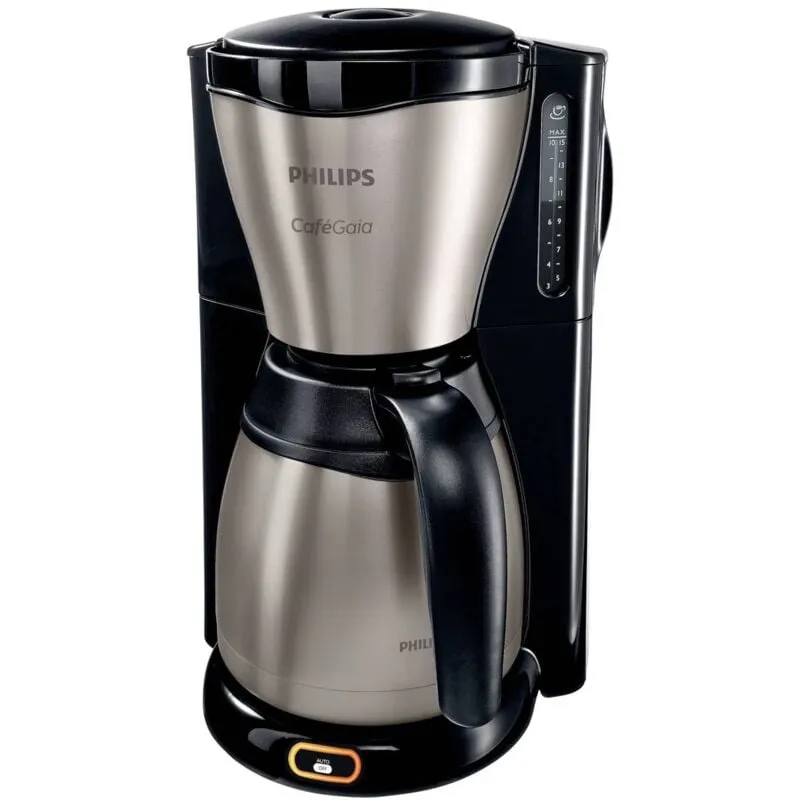  - Café Gaia HD7548/20 Macchina per il caffè Nero, acciaio inox Capacità tazze=15 Isolato