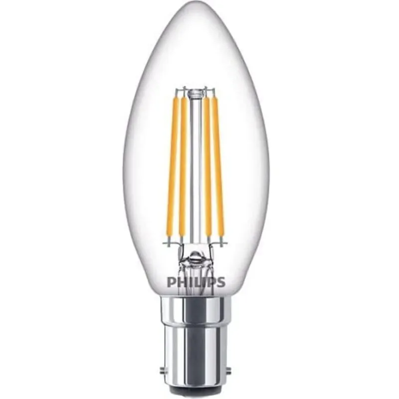  LEDLampadina LED Oliva Filamento, 40W, Attacco B15, Luce Bianca Calda