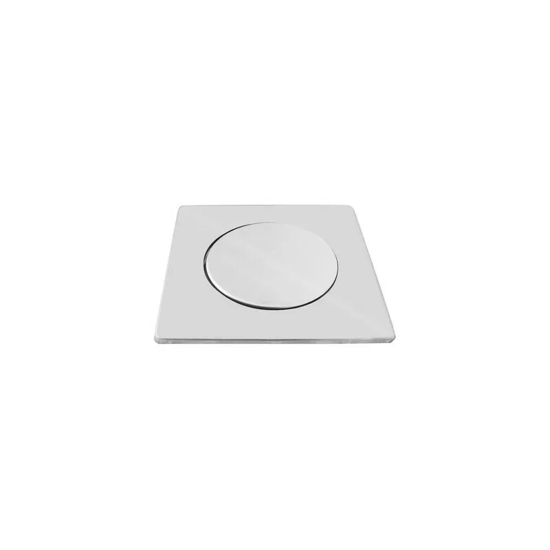 Piastra quadra acciaio con coperchio per griglia pozzetti 200x130 mm tea