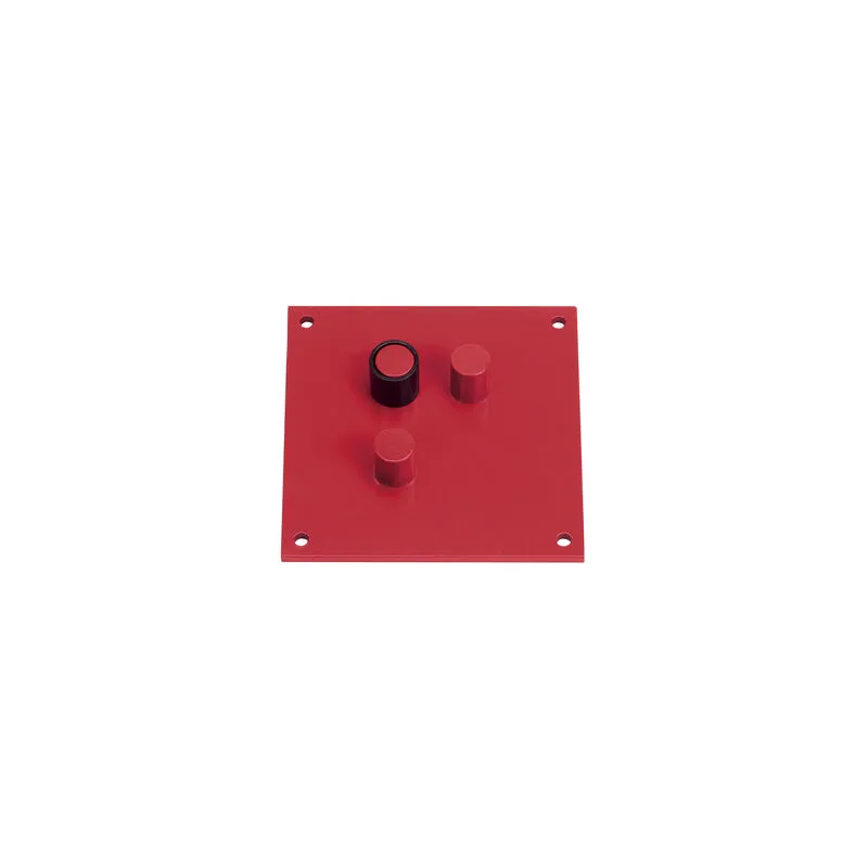 Piastra piastre piegaferro rosso varie dimensioni piegastaffe (14014V) cm 20X25 (14014)