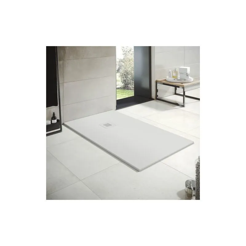 Bathme - Piatto doccia in resina - Larghezza 70 - Bianco Ral-9003 - 70x190 cm