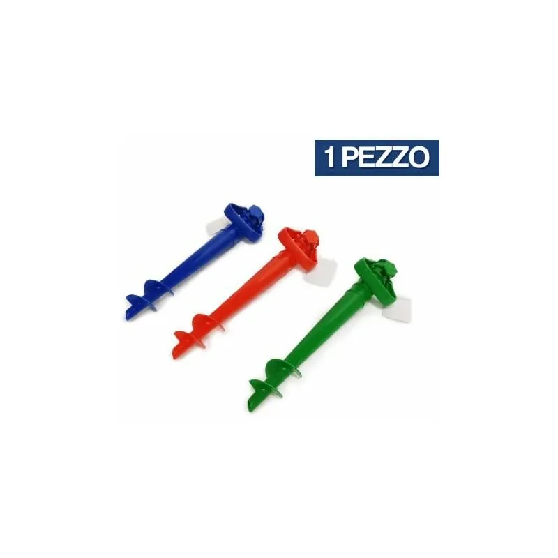 Picchetto Supporto In Abs Base Per Ombrellone Mare Spiaggia Cm 42 27590