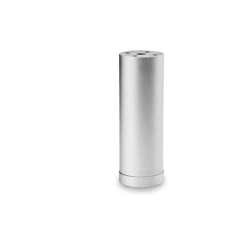 Sicashop - Piedino Cilindro effetto cromato lucido diametro 52 mm x altezza 120 mm
