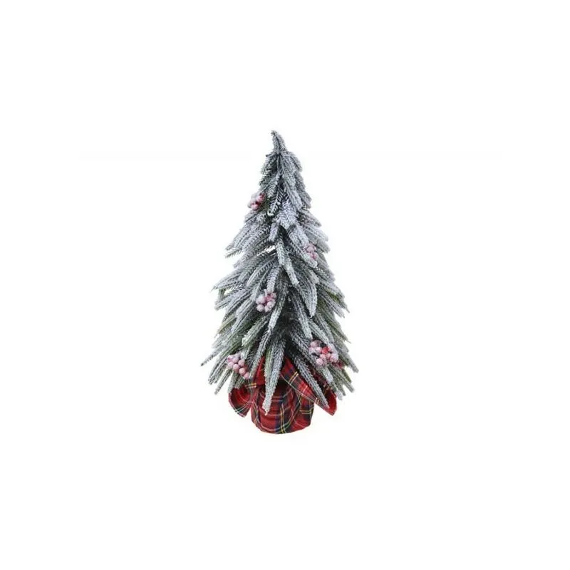  - Everlands Albero di Natale Innevato 27cm