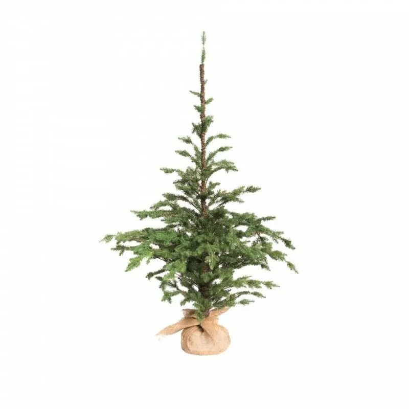 Pinetto H150cm Real Touch - Base Yuta - Albero di natale natalizio mod.Vivaio