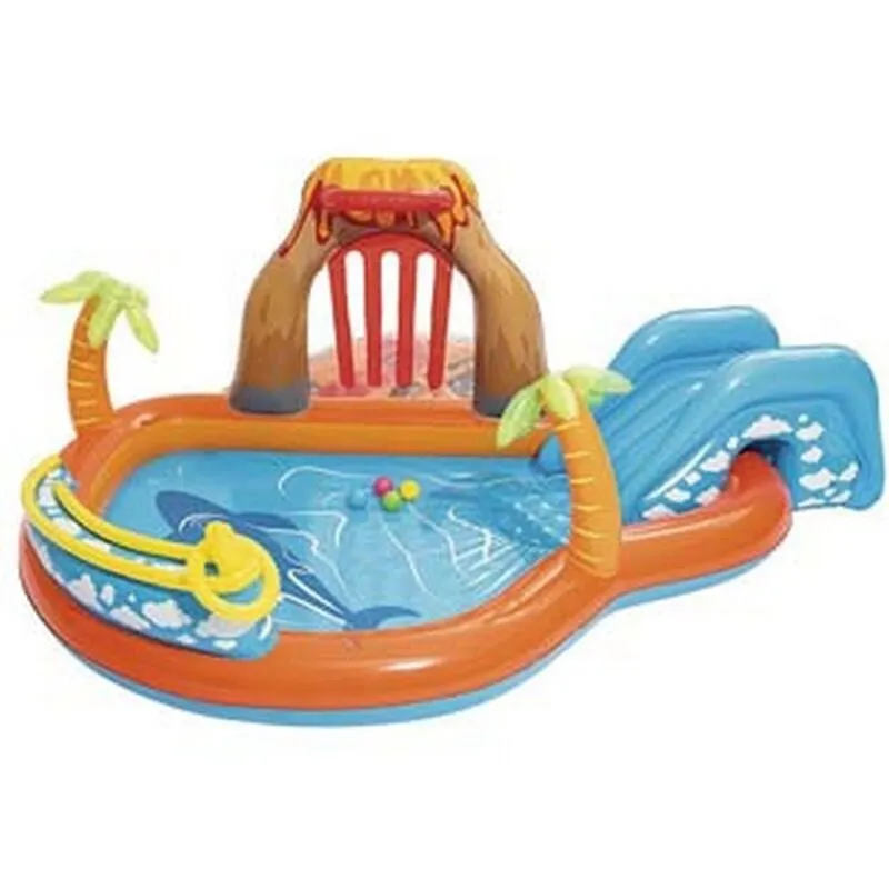  - piscina con giochi gonfiabile 'lava lagoon' +2 anni - CM.265X265X104 - peso KG.5,900 (ART.53069)