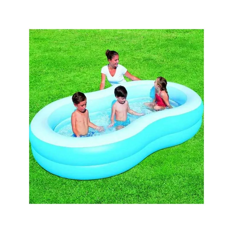 Piscina Gonfiabile Otto Family 262x157x47cm 544LT 2 Anelli Per Esterno 